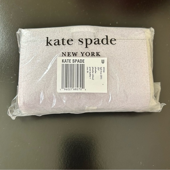 Kate Spade Phoebe Medium Wallet Light Frozen Lilac Leather MSRP $199 - Picture 12 of 17